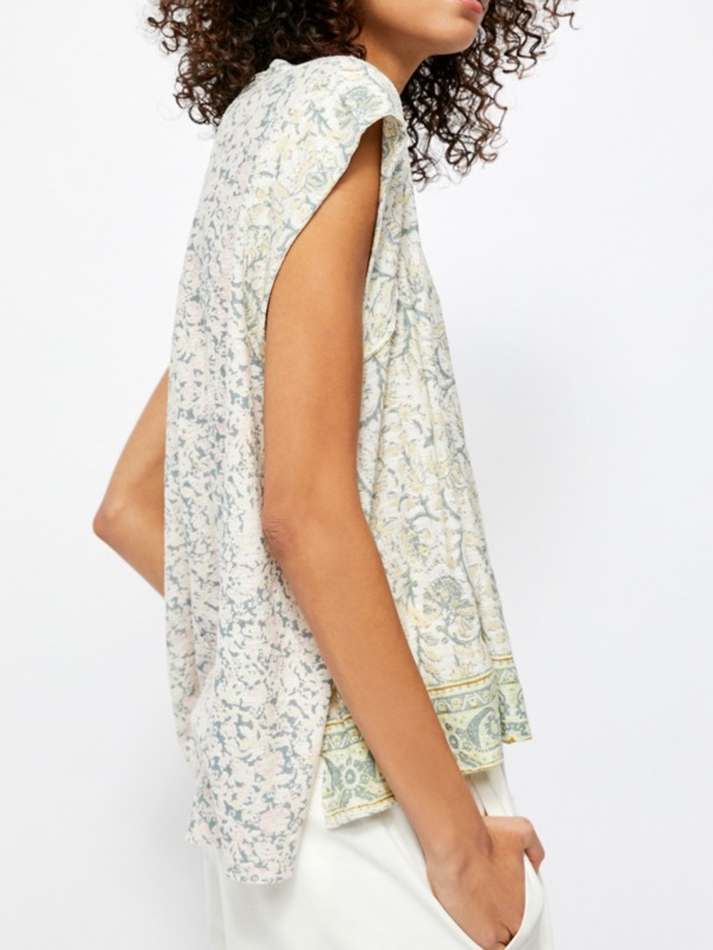 Free People Floral top